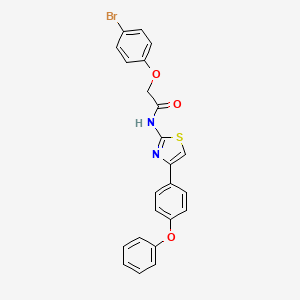 2-(4-bromophenoxy)-N-[4-(4-phenoxyphenyl)-1,3-thiazol-2-yl]acetamide - 325734-84-7
