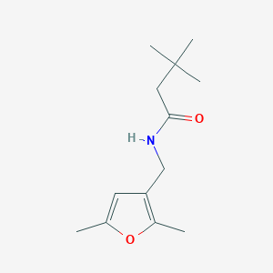 N-((2,5-dimethylfuran-3-yl)methyl)-3,3-dimethylbutanamide - 1351622-05-3