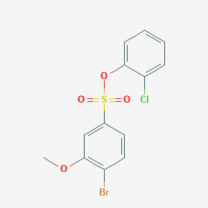 (2-Chlorophenyl) 4-bromo-3-methoxybenzenesulfonate - 2380183-82-2