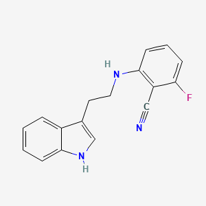 2-fluoro-6-{[2-(1H-indol-3-yl)ethyl]amino}benzenecarbonitrile - 691858-22-7