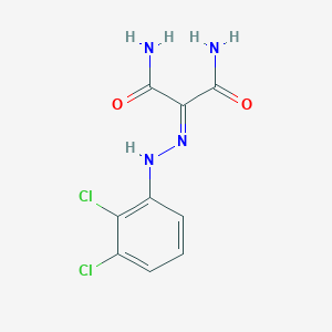 2-[2-(2,3-DICHLOROPHENYL)HYDRAZIN-1-YLIDENE]PROPANEDIAMIDE - 896061-98-6