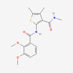 2-(2,3-dimethoxybenzamido)-N,4,5-trimethylthiophene-3-carboxamide - 896300-74-6