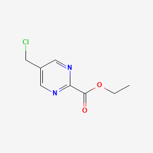 Ethyl 5-(chloromethyl)pyrimidine-2-carboxylate - 944902-25-4