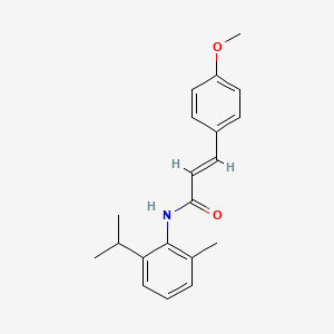 (2E)-3-(4-methoxyphenyl)-N-[2-methyl-6-(propan-2-yl)phenyl]prop-2-enamide - 307539-54-4