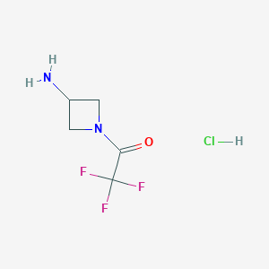 1-(3-Aminoazetidin-1-yl)-2,2,2-trifluoroethan-1-one hydrochloride - 1864051-98-8