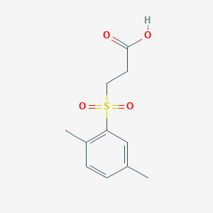 3-(2,5-Dimethyl-benzenesulfonyl)-propionic acid - 881044-55-9