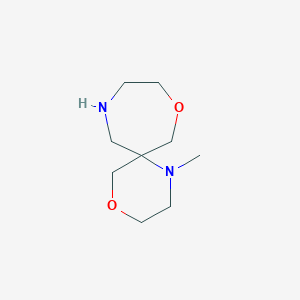 1-Methyl-4,8-dioxa-1,11-diazaspiro[5.6]dodecane - 2241141-45-5