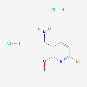 (6-Bromo-2-methoxypyridin-3-yl)methanamine dihydrochloride - 2097938-54-8