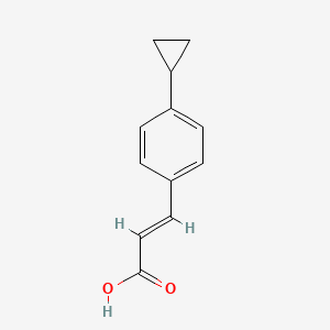3-(4-Cyclopropylphenyl)prop-2-enoic acid - 545393-80-4