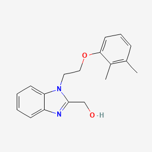 (1-(2-(2,3-dimethylphenoxy)ethyl)-1H-benzimidazol-2-yl)methanol - 853752-61-1