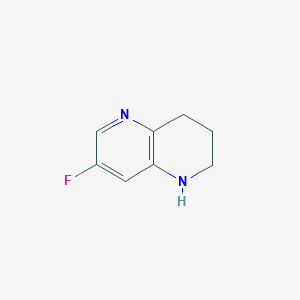 7-Fluoro-1,2,3,4-tetrahydro-1,5-naphthyridine - 1211527-95-5