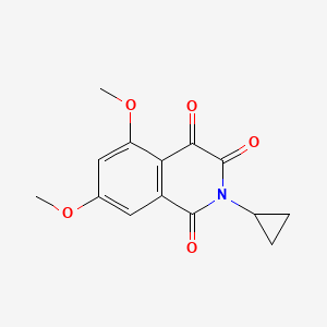 2-Cyclopropyl-5,7-dimethoxyisoquinoline-1,3,4(2H)-trione - 1049159-99-0