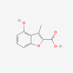 4-Hydroxy-3-methyl-1-benzofuran-2-carboxylic acid - 3781-70-2