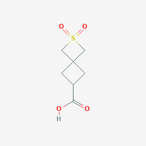 2,2-Dioxo-2lambda6-thiaspiro[3.3]heptane-6-carboxylic acid - 2092286-66-1