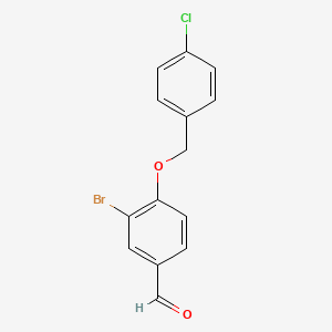 3-Bromo-4-[(4-chlorobenzyl)oxy]benzaldehyde - 426228-27-5