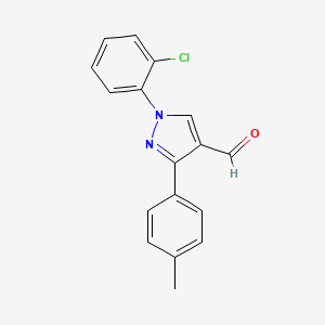 1-(2-chlorophenyl)-3-(4-methylphenyl)-1H-pyrazole-4-carbaldehyde - 956198-10-0