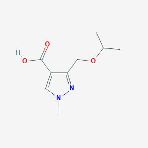 3-(Isopropoxymethyl)-1-methyl-1H-pyrazole-4-carboxylic acid - 1975118-31-0