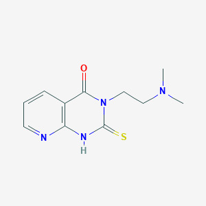 3-[2-(dimethylamino)ethyl]-2-thioxo-2,3-dihydropyrido[2,3-d]pyrimidin-4(1H)-one - 688793-20-6