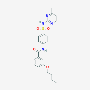 3-butoxy-N-[4-[(4-methylpyrimidin-2-yl)sulfamoyl]phenyl]benzamide - 457651-84-2