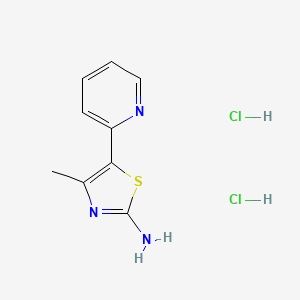 4-Methyl-5-(pyridin-2-yl)-1,3-thiazol-2-amine dihydrochloride - 2155852-54-1