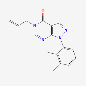 1-(2,3-Dimethylphenyl)-5-prop-2-enylpyrazolo[3,4-d]pyrimidin-4-one - 897623-17-5