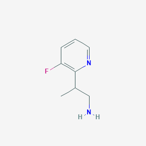 2-(3-Fluoropyridin-2-yl)propan-1-amine - 2172063-69-1