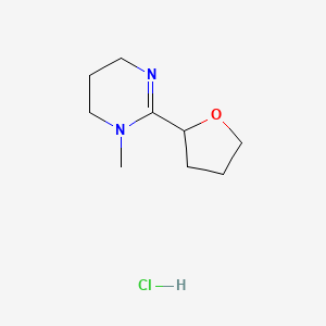 1-Methyl-2-(oxolan-2-yl)-5,6-dihydro-4H-pyrimidine;hydrochloride - 2470435-60-8