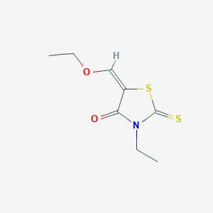 5-(Ethoxymethylene)-3-ethyl-2-thioxo-1,3-thiazolidin-4-one - 1725-45-7