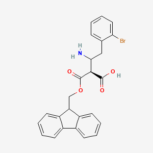 (S)-3-((((9H-Fluoren-9-yl)methoxy)carbonyl)amino)-4-(2-bromophenyl)butanoic acid - 403661-79-0