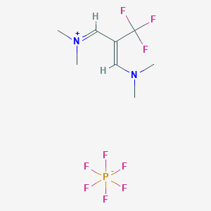 2-(Trifluoromethyl)-1,3-bis(dimethylamino)trimethinium hexafluorophosphate - 291756-82-6