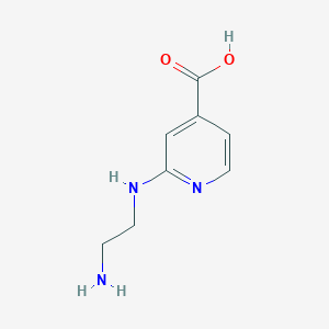 2-[(2-Aminoethyl)amino]pyridine-4-carboxylic acid - 766544-99-4