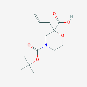 2-Allyl-4-(tert-butoxycarbonyl)morpholine-2-carboxylic acid - 1823994-60-0