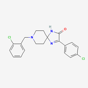 3-(4-CHLOROPHENYL)-8-[(2-CHLOROPHENYL)METHYL]-1,4,8-TRIAZASPIRO[4.5]DEC-3-EN-2-ONE - 1189957-82-1