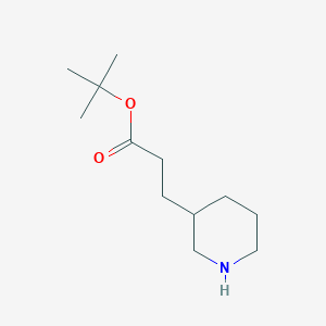 Tert-butyl 3-(piperidin-3-yl)propanoate - 1250602-30-2