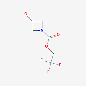 2,2,2-Trifluoroethyl 3-oxoazetidine-1-carboxylate - 2287287-77-6