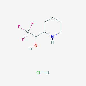 2,2,2-Trifluoro-1-(piperidin-2-YL)ethanol hydrochloride - 1283720-38-6