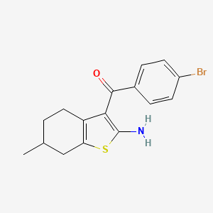 3-(4-Bromobenzoyl)-6-methyl-4,5,6,7-tetrahydro-1-benzothiophen-2-amine - 793678-82-7