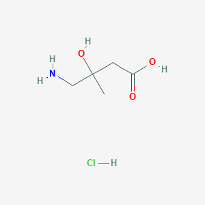 4-Amino-3-hydroxy-3-methylbutanoic acid hydrochloride - 67729-07-1