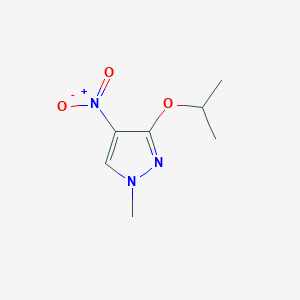 1-methyl-4-nitro-3-(propan-2-yloxy)-1H-pyrazole - 2142660-28-2