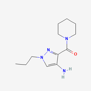 3-(Piperidin-1-ylcarbonyl)-1-propyl-1H-pyrazol-4-amine - 2101195-73-5