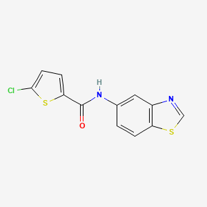 N-(benzo[d]thiazol-5-yl)-5-chlorothiophene-2-carboxamide - 941966-27-4