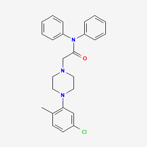2-(4-(5-Chloro-2-methylphenyl)piperazinyl)-N,N-diphenylethanamide - 1023798-42-6