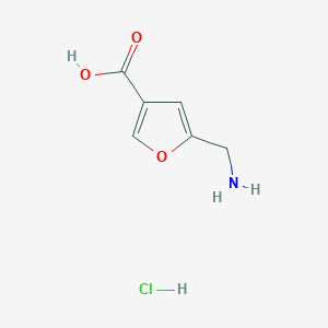 5-(Aminomethyl)furan-3-carboxylic acid hydrochloride - 944467-90-7