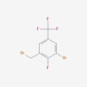 3-Bromo-2-fluoro-5-(trifluoromethyl)benzyl bromide - 2092564-82-2