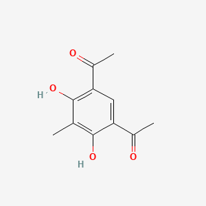 1,5-Diacetyl-2,4-dihydroxy-3-methylbenzene - 22304-66-1