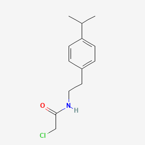 2-chloro-N-[2-(4-isopropylphenyl)ethyl]acetamide - 929973-46-6