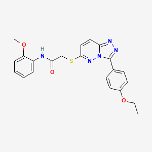 2-((3-(4-ethoxyphenyl)-[1,2,4]triazolo[4,3-b]pyridazin-6-yl)thio)-N-(2-methoxyphenyl)acetamide - 852436-74-9