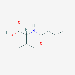 3-Methyl-2-(3-methylbutanamido)butanoic acid - 91108-84-8