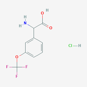 3-(Trifluoromethoxy)-dl-phenylglycine HCl - 1820603-68-6
