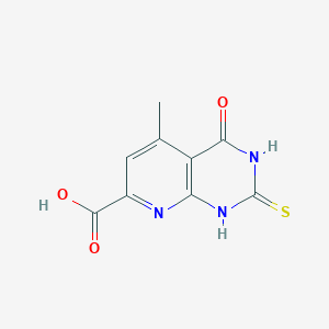 5-Methyl-4-oxo-2-thioxo-1,2,3,4-tetrahydropyrido[2,3-d]pyrimidine-7-carboxylic acid - 1245570-19-7